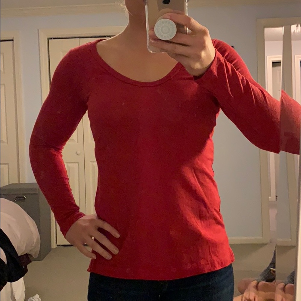 NWOT Gap long sleeved U neck shirts